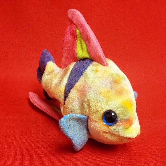 Ty Beanie Babies Aruba The Angel Fish 2000 Animal Plush Stuff Toy - Picture 1 of 12